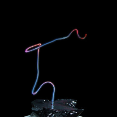 Marco Guglielmino_Untitled_Glass, neon gas, mercury, and pigmented resin_21×14×11in_2016